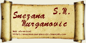 Snežana Murganović vizit kartica